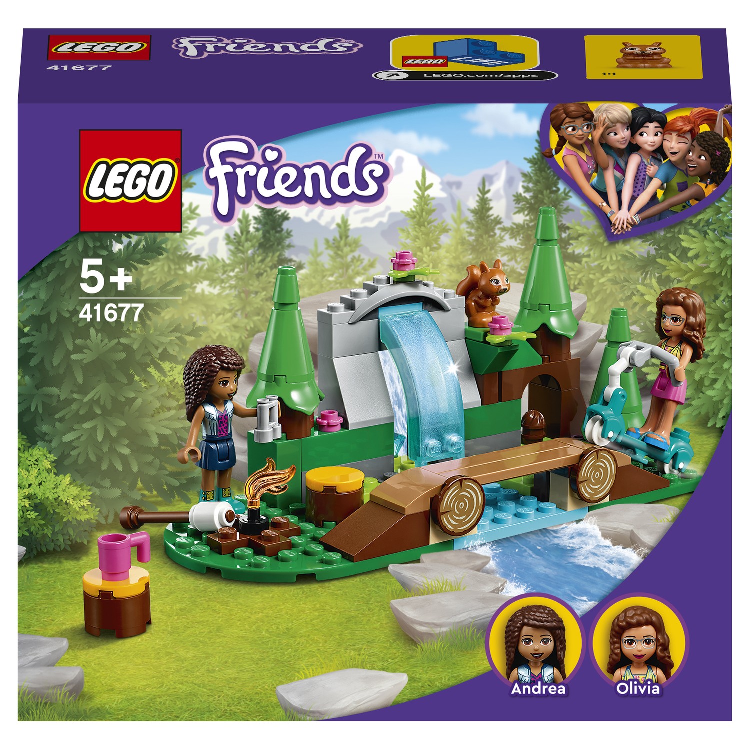 Конструктор LEGO Friends Лесной водопад 41677 - фото 2