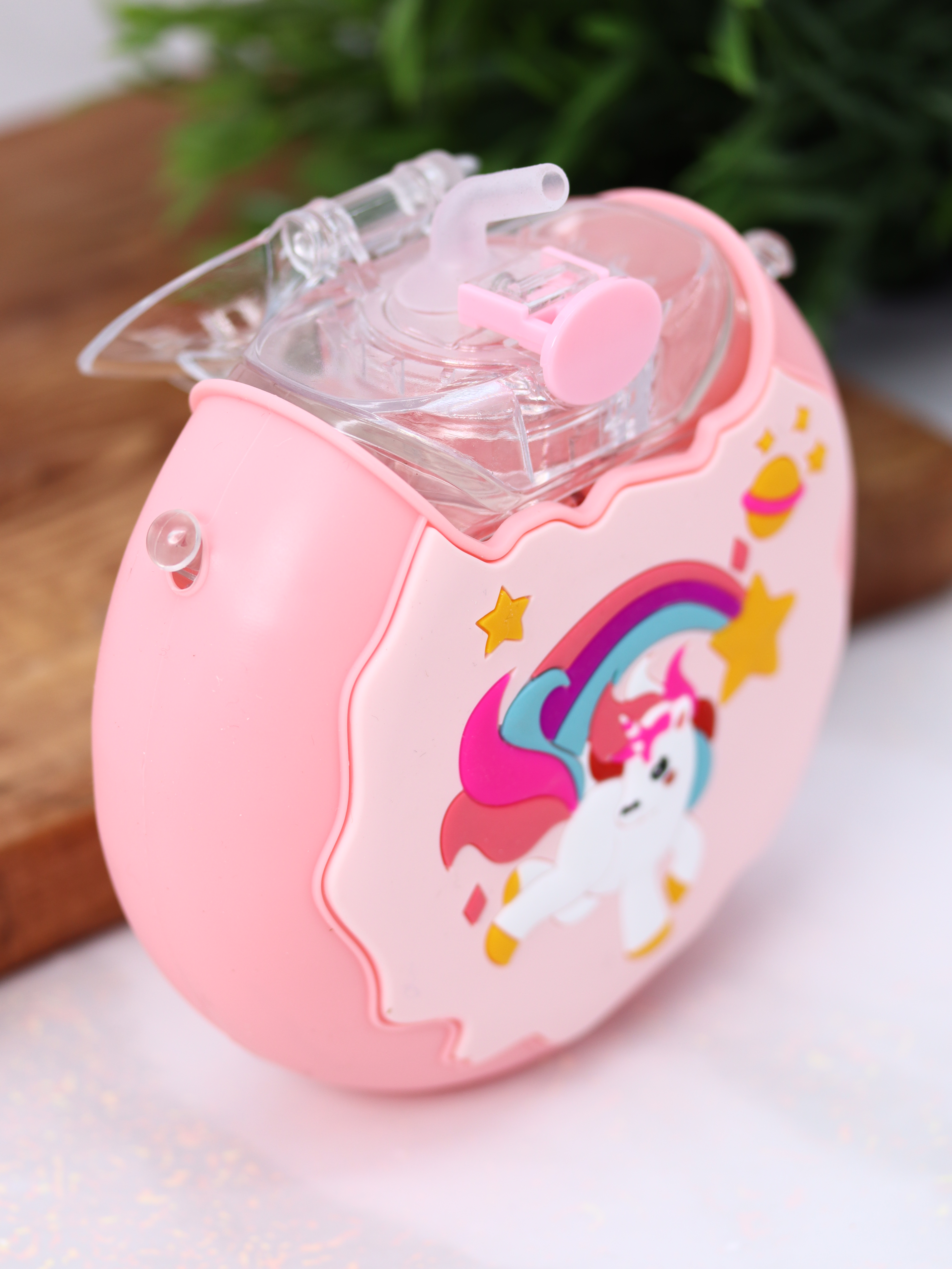 Бутылка для воды спортивная iLikeGift Сosmo unicorn pink 380 мл - фото 2