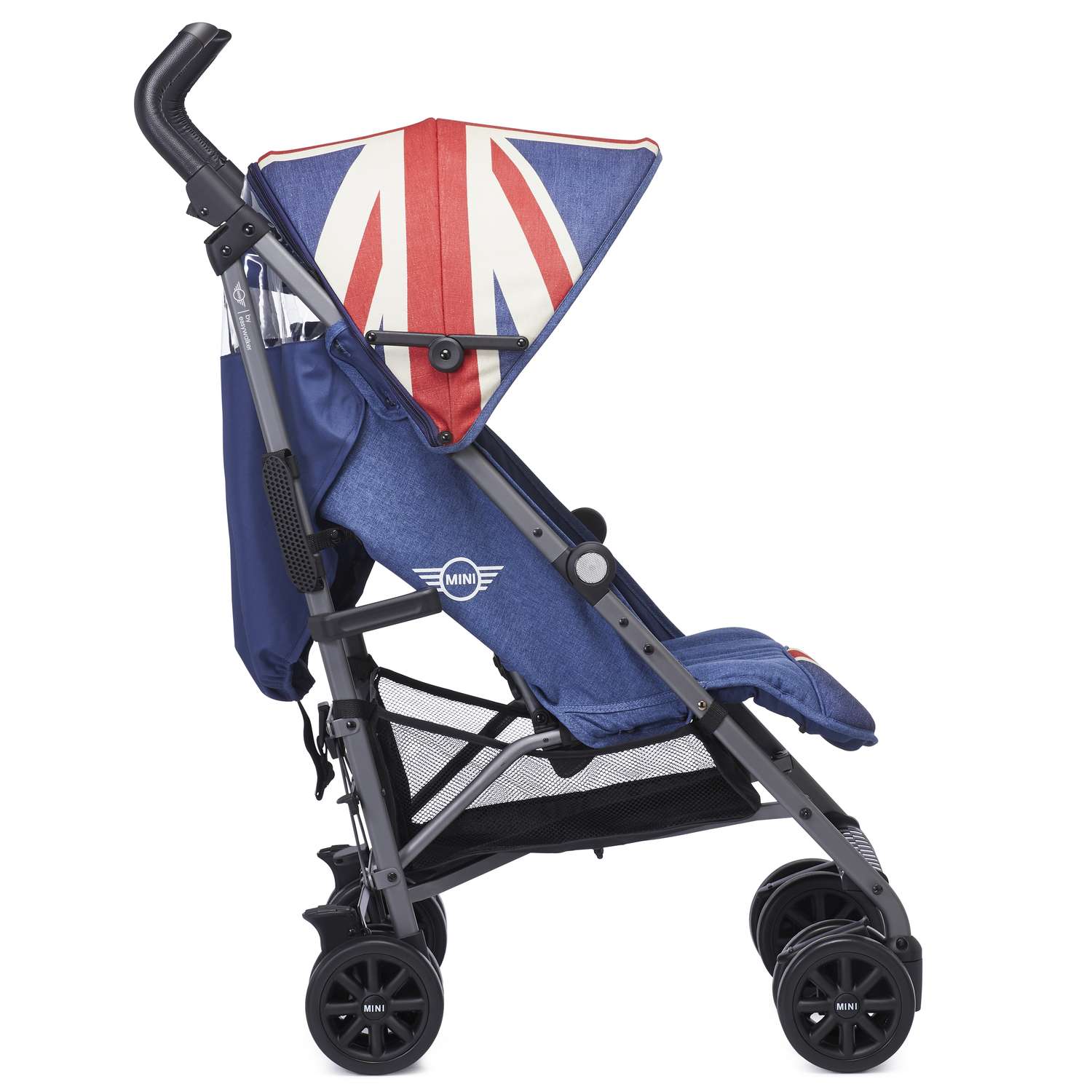 Коляска Easywalker Mini Buggy+ Union Jack Vintage с бампером - фото 3