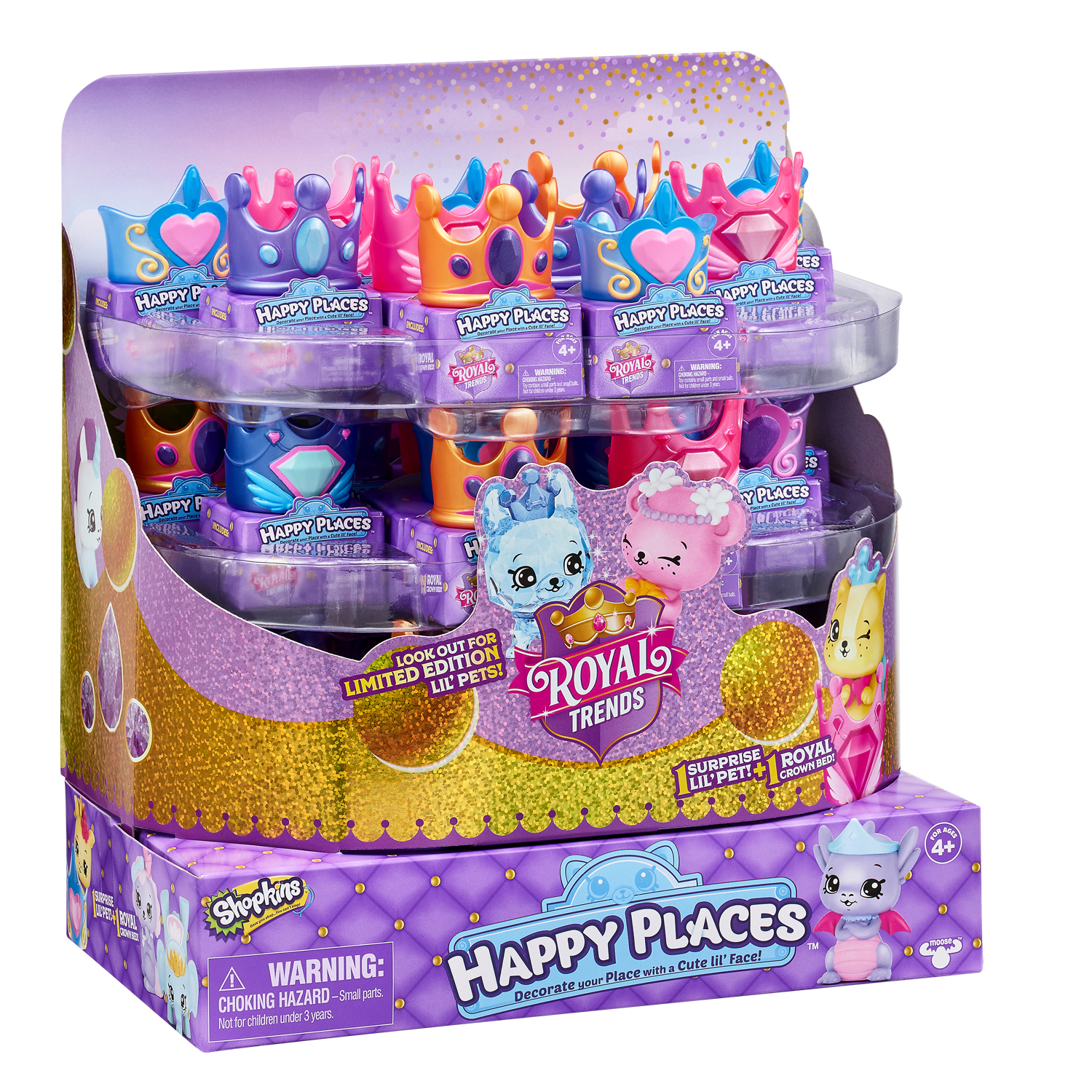 Игрушка Happy Places Shopkins (Happy Places) Королевская мода Маленький питомец Фиолетовый в непрозрачной упаковке (Сюрприз) 57574_4 - фото 8