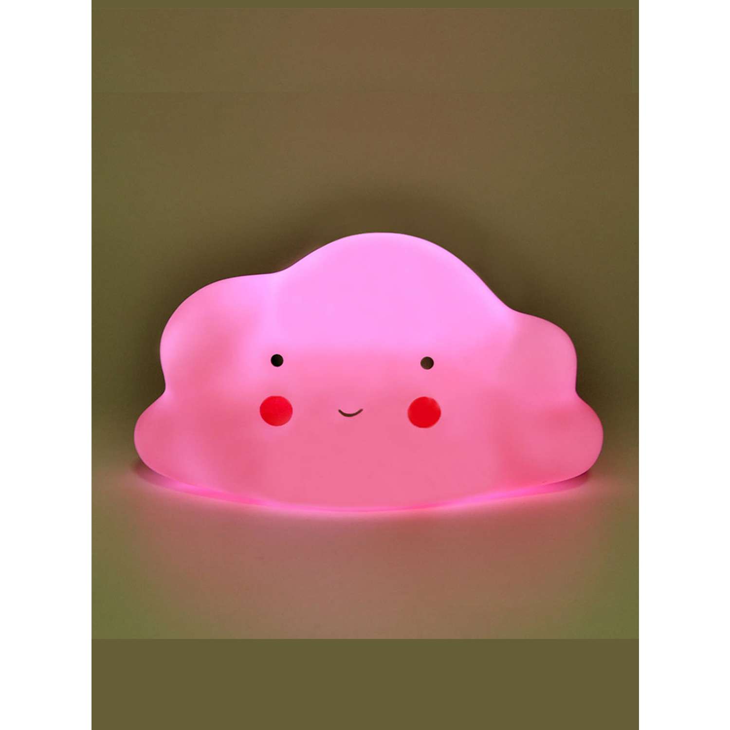 Лампа настольная светодиодная LATS ночник детский облако розовое - фото 3