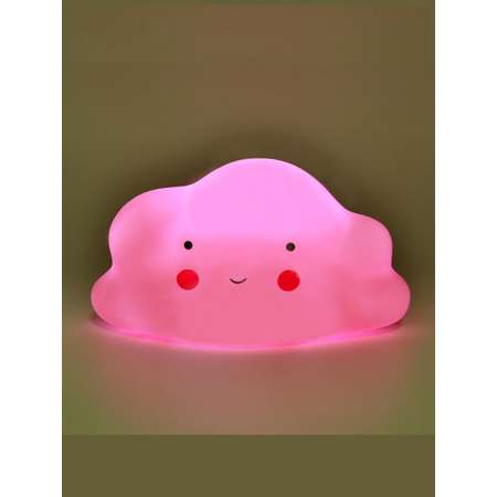 Лампа настольная светодиодная LATS ночник детский облако розовое