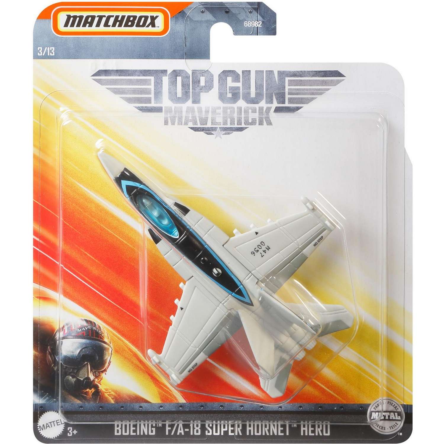 Игрушка Matchbox Транспорт воздушный Боинг F/A-18 Супер Хорнет GKT55 68982 - фото 2