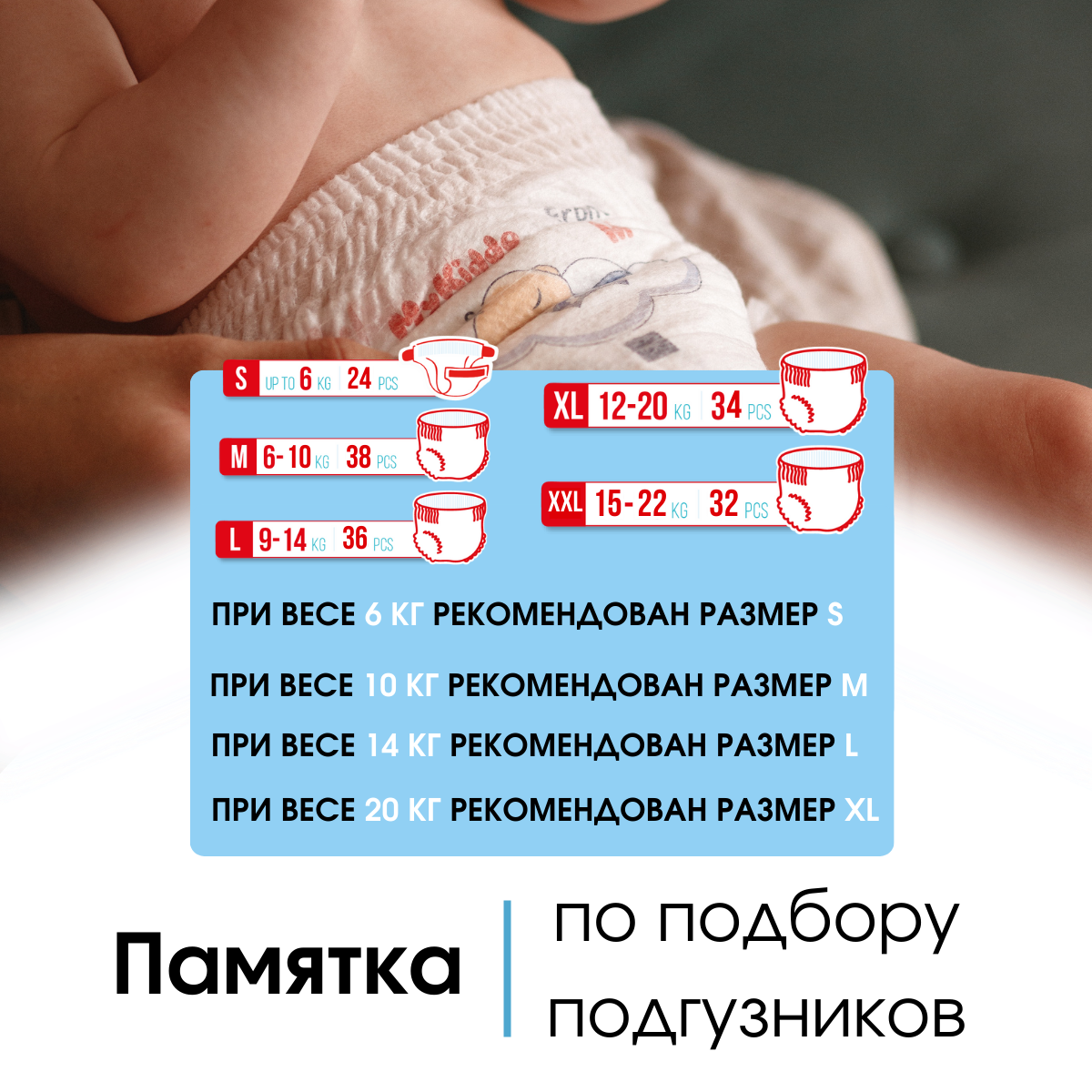 Подгузники-трусики MyKiddo Premium XXL 15-25 кг 4 упаковки по 32 шт - фото 10