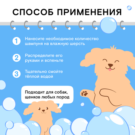 Экошампунь для собак WONDER Lab с пантенолом 1л