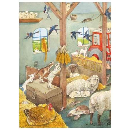 Книга Эксмо Животные и их детеныши иллюстрации Кристины Хенкель