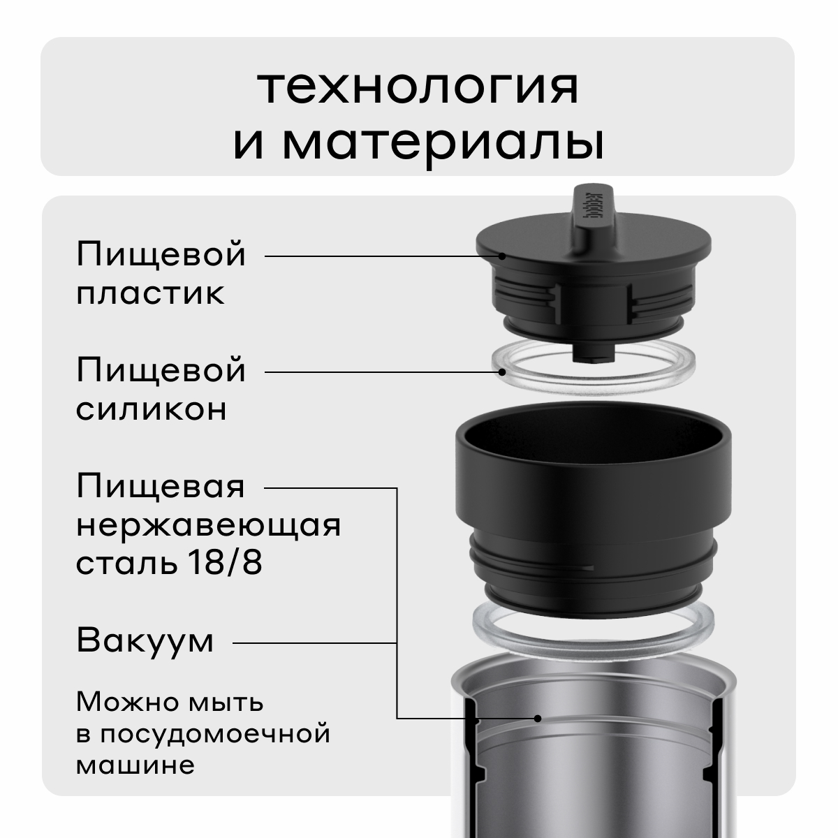 Термокружка 350 мл для напитков Bobber Tumbler 350 мл зеленый - фото 3