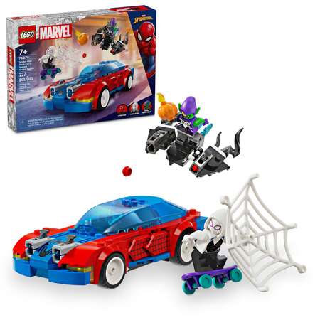 Конструктор детский LEGO Marvel Гоночная машина Человека-паука 76279