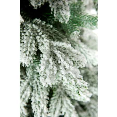 Елка Crystal Trees Эмили Зеленая В Снегу 250 См.