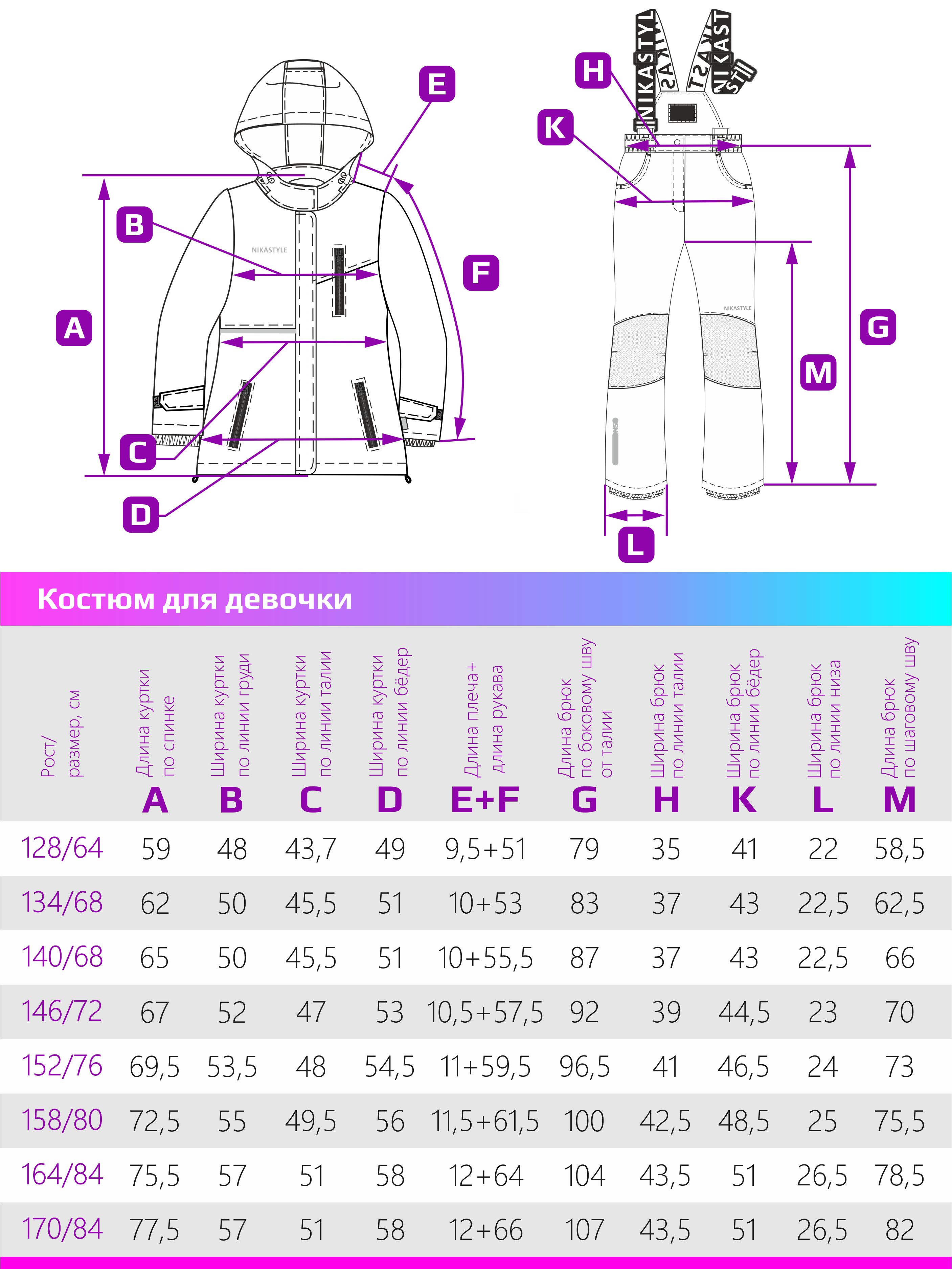 Костюм NIKASTYLE 7з2823 коралловый неон/лиловый - фото 11