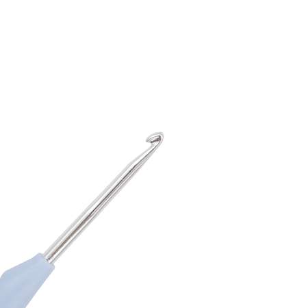 Крючок для вязания Hobby Pro гладкий из практичного металла с прорезиненной мягкой ручкой 3 мм 953300