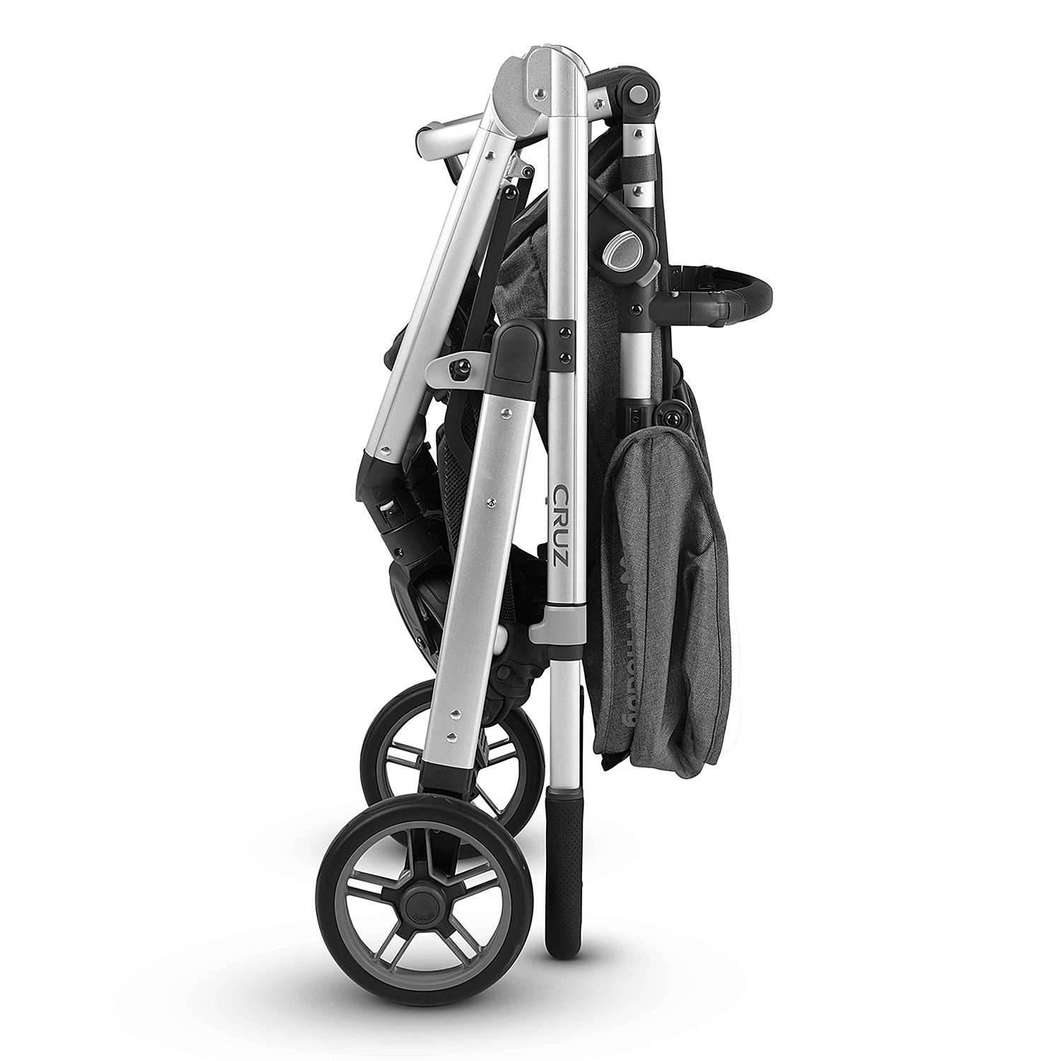 Коляска прогулочная UPPAbaby Cruz 2018 Jordan Black-Grey malange - фото 5