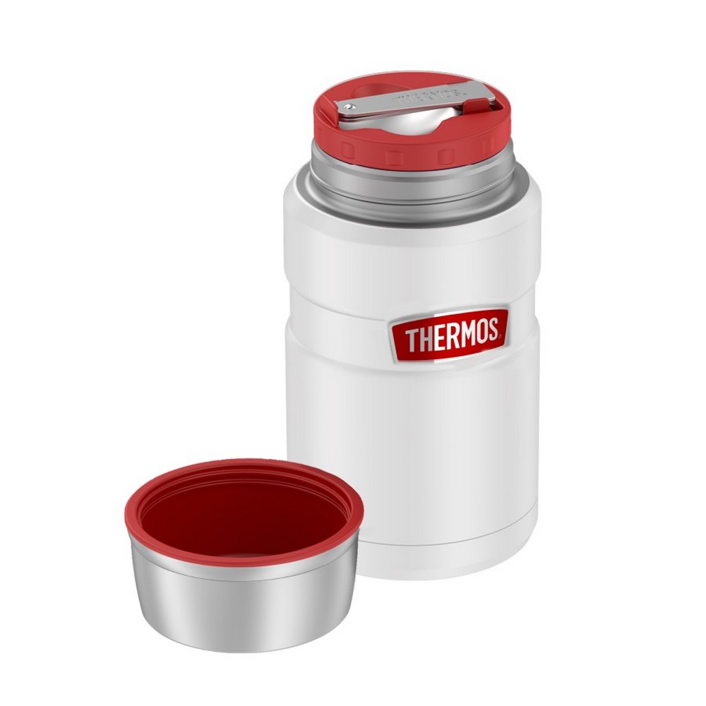 Термос для еды и напитков THERMOS 0.71 л белый MT-57 Red line - фото 4