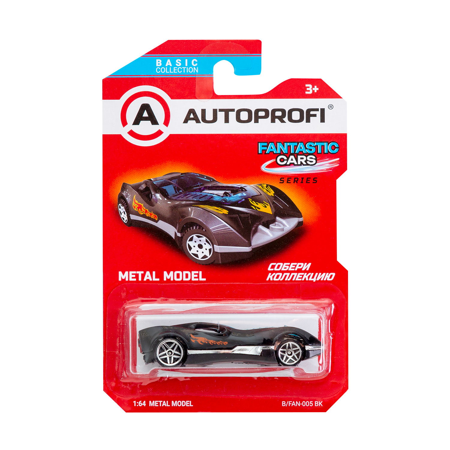 Машинка коллекционная 1:64 Autoprofi Basic серии Fantastic CAR-BASIC-01-TRU в ассортименте CAR-BASIC-01-FAN - фото 6