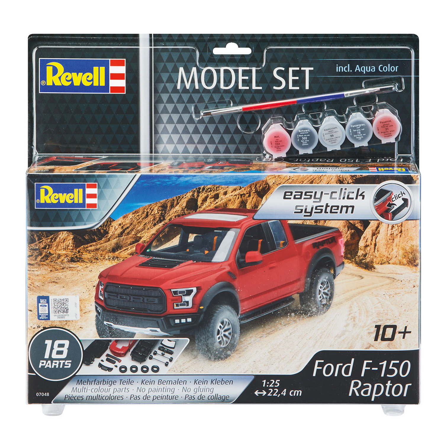 Модель для сборки Revell Ford F-150 Raptor 67048 - фото 4