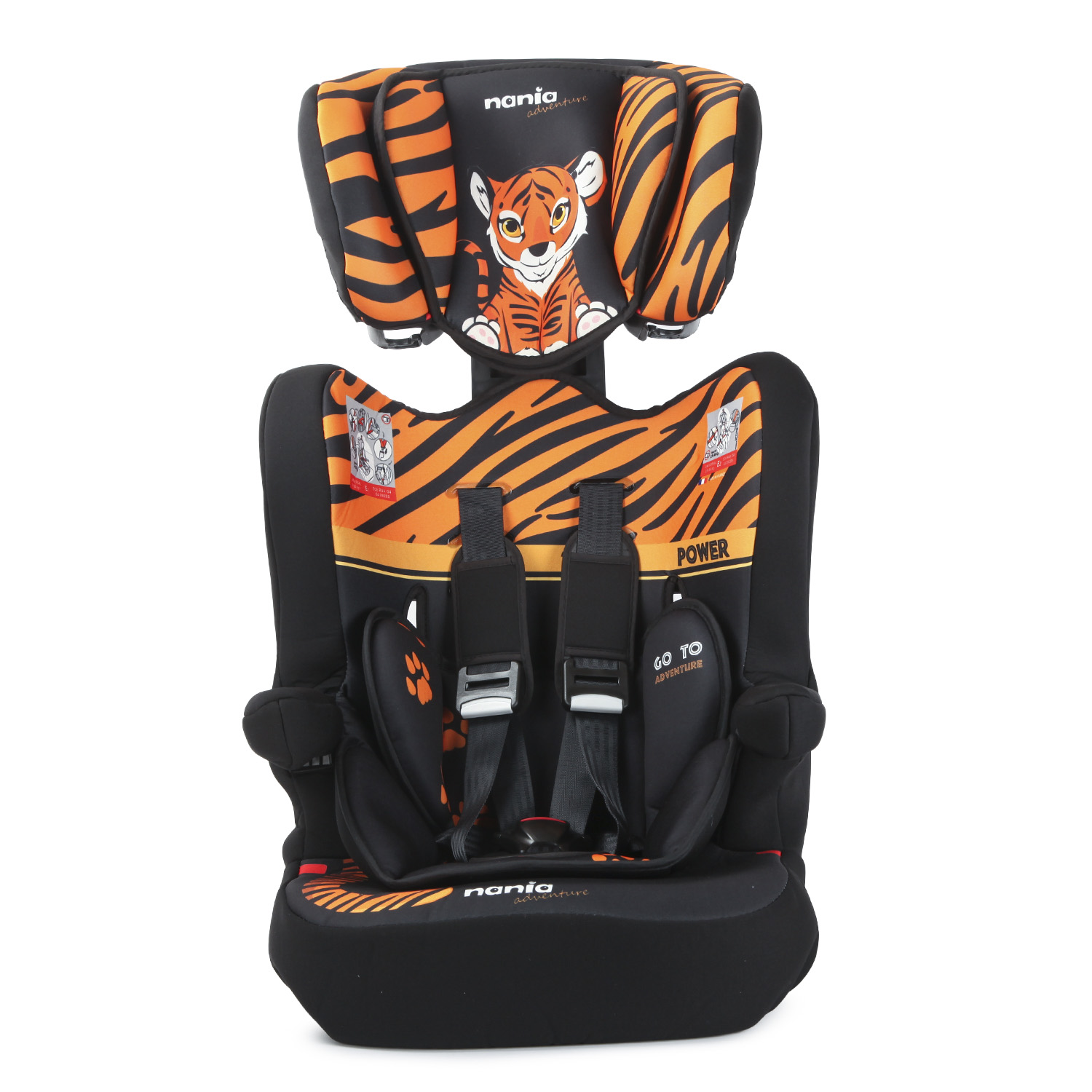 Автокресло Nania Imax Animals Tiger - фото 8