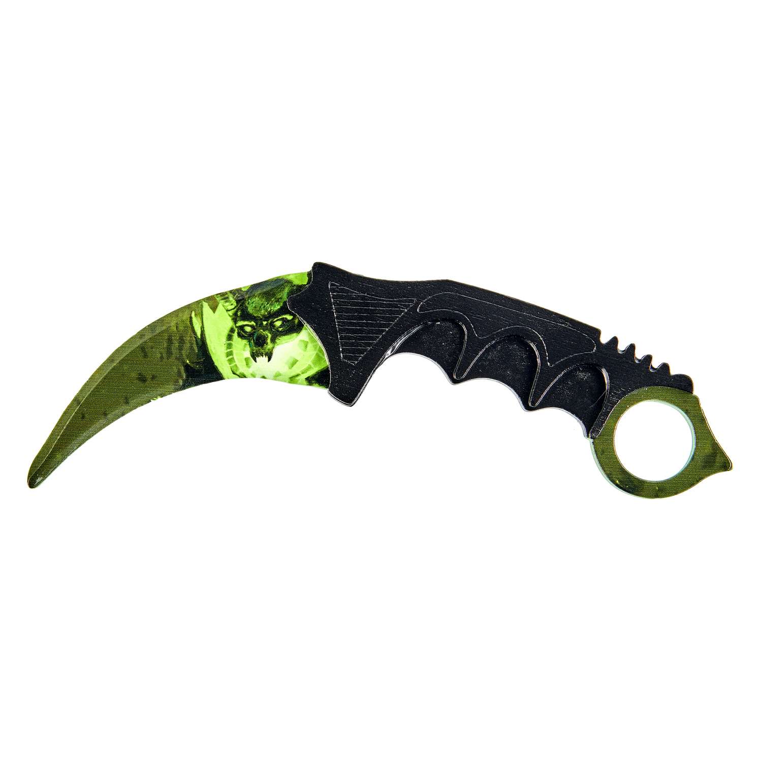 Нож-керамбит MASKBRO Зелёный дьявол Деревянный  - фото 1