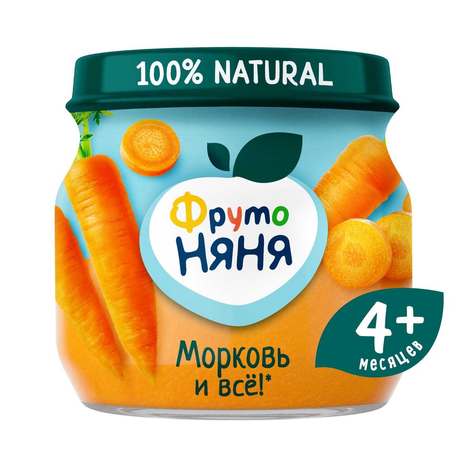 Пюре ФрутоНяня с 4 мес. Морковь (80 г)