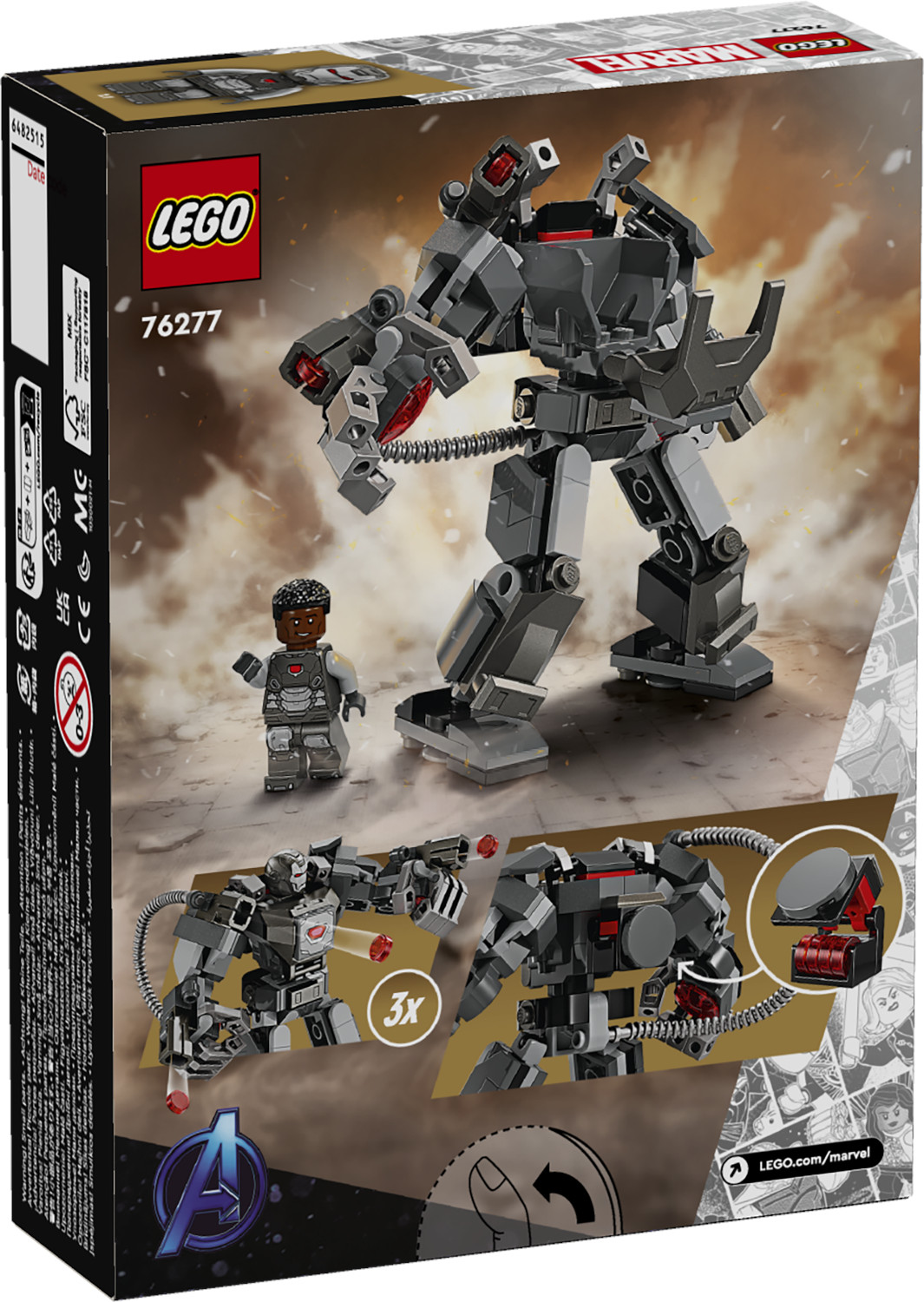 Конструктор LEGO Marvel Механическая броня боевой машины 76277 - фото 4