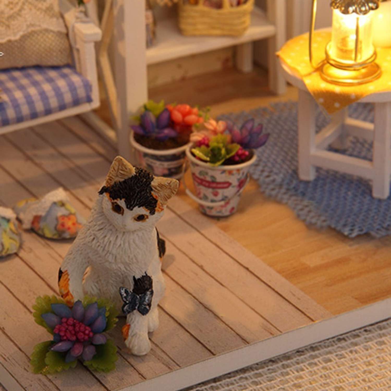 Румбокс Yarvita Интерьерный конструктор Мечта котёнка миниатюра DIY House - фото 2