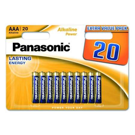 Щелочная батарейка Panasonic LR03REB/20BW