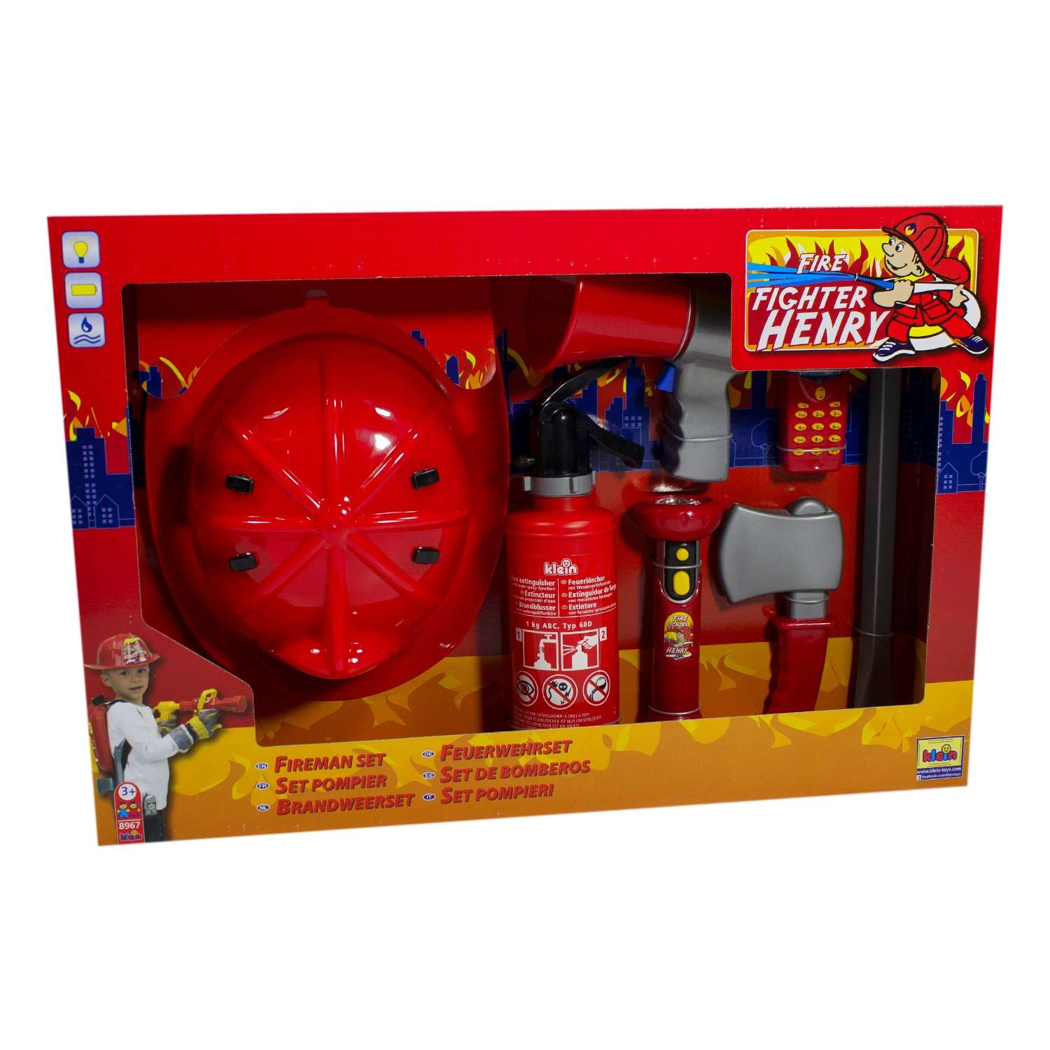 Игровой набор Klein Все для пожарного 7 предметов - фото 2