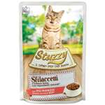 Корм для кошек Stuzzy 85г Sfilaccetti говядина в соусе пауч