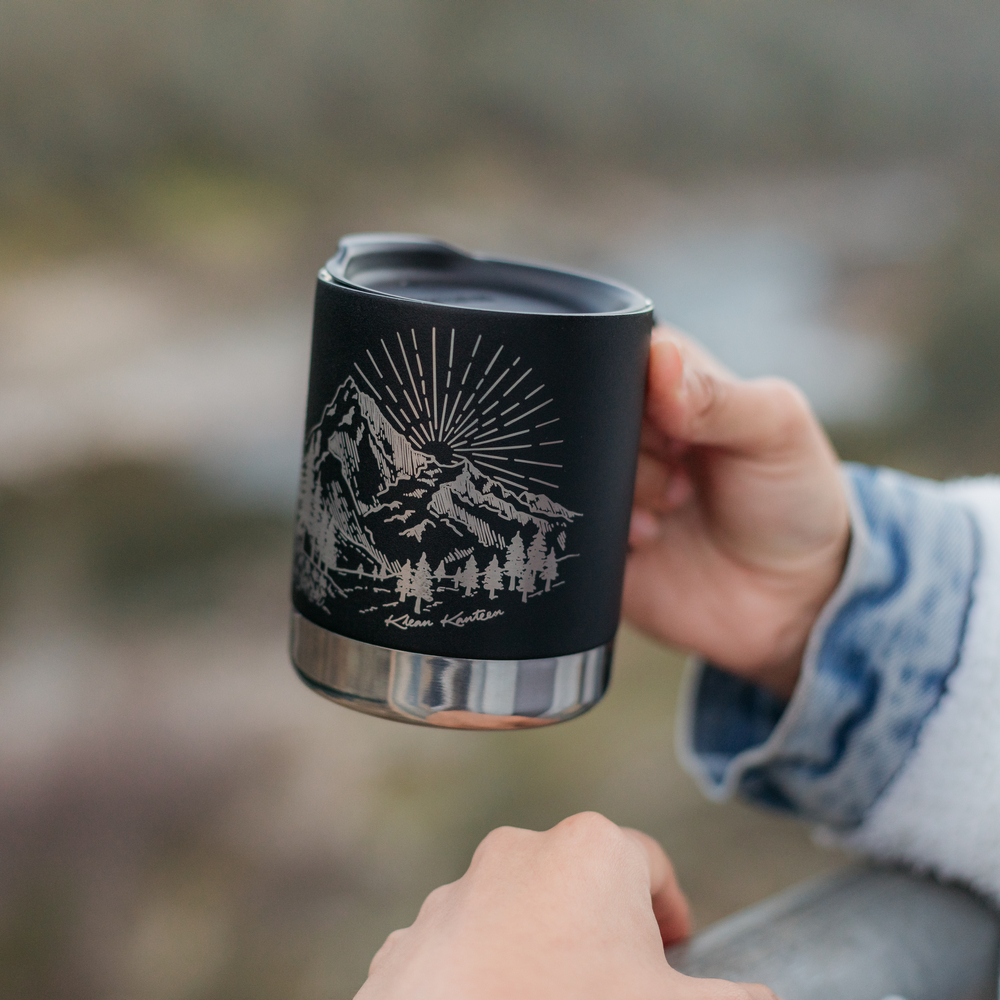 Термокружка Klean Kanteen Camp Mug 12oz Mountain Black 355 мл - фото 8