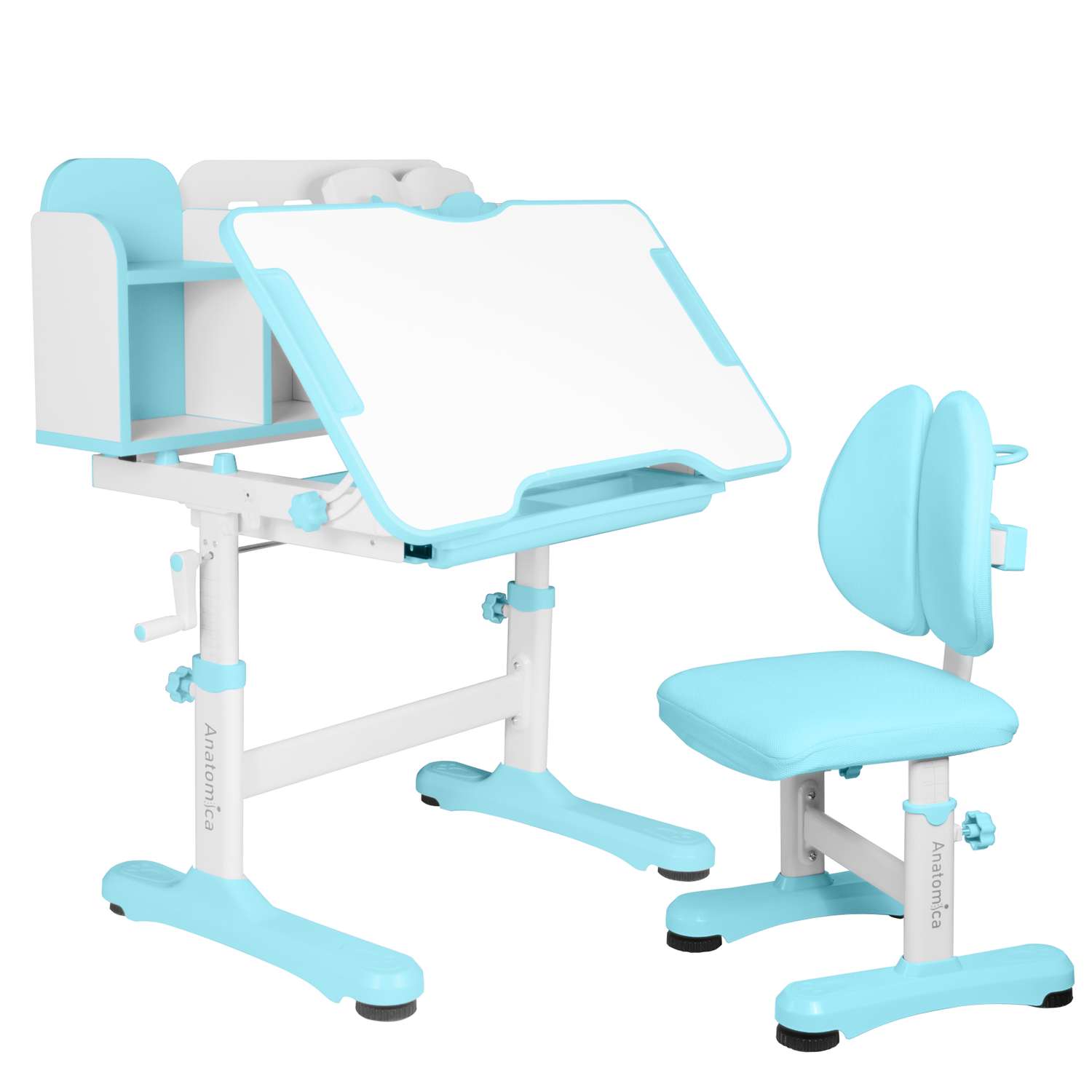 Комплект парта + стул Anatomica Umka голубой - фото 1
