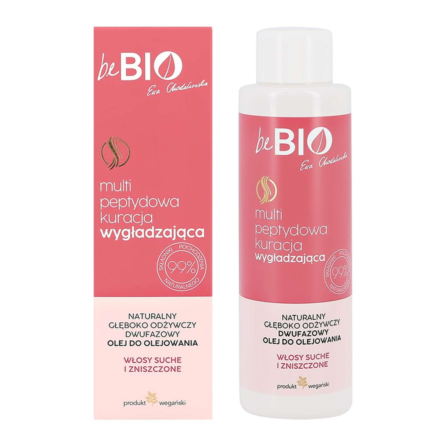 Масло для волос beBio с биопептидами питательное 100 мл - фото 1