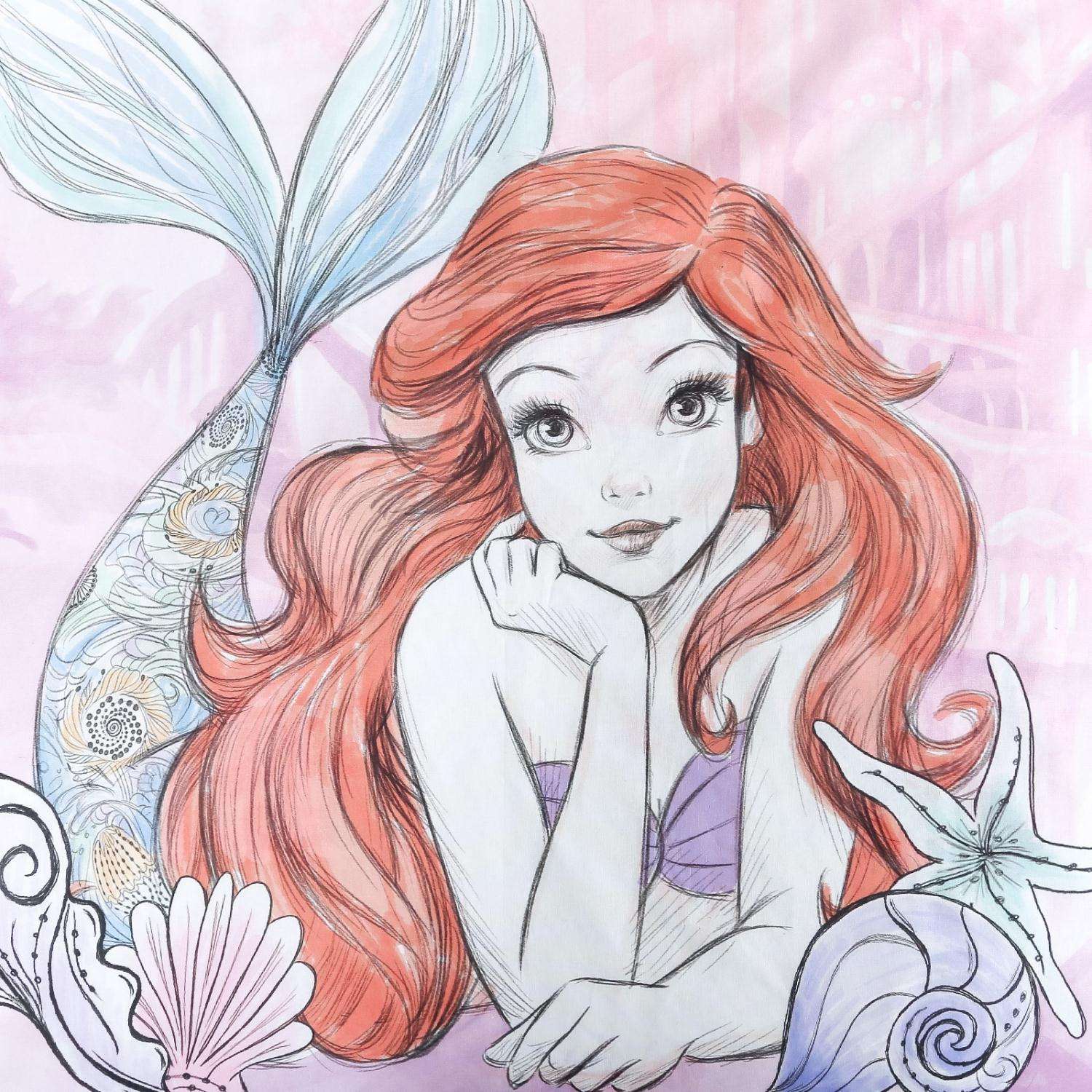 Комплект постельного белья Disney The little Mermaid Принцессы - фото 3