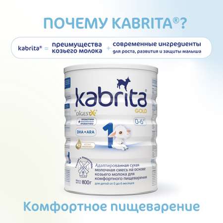 Смесь молочная Kabrita 1 Gold 800г c 0месяцев