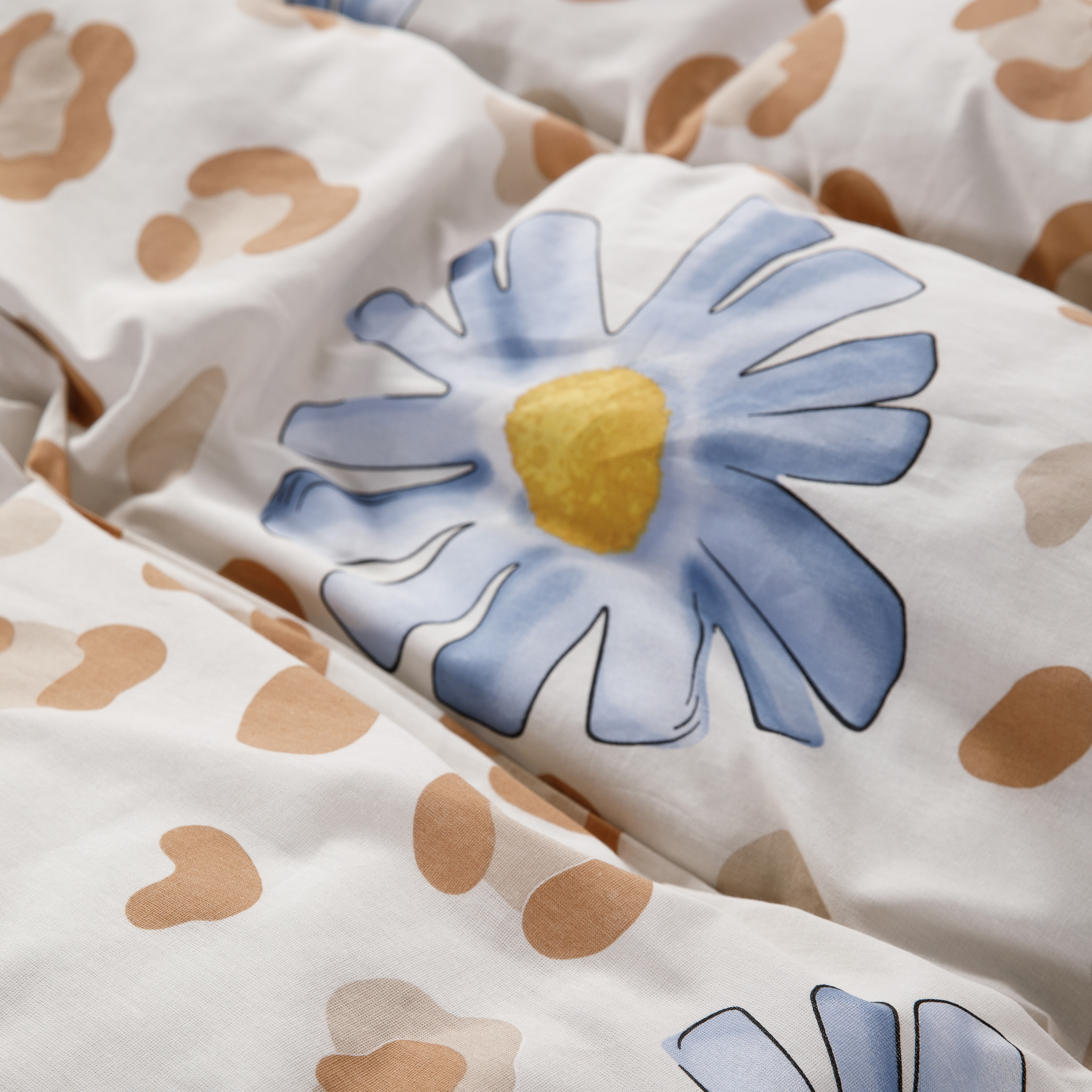 Постельное белье Веселина Цветы Лео 1.5 спальный наволочки 70х70 см - фото 3