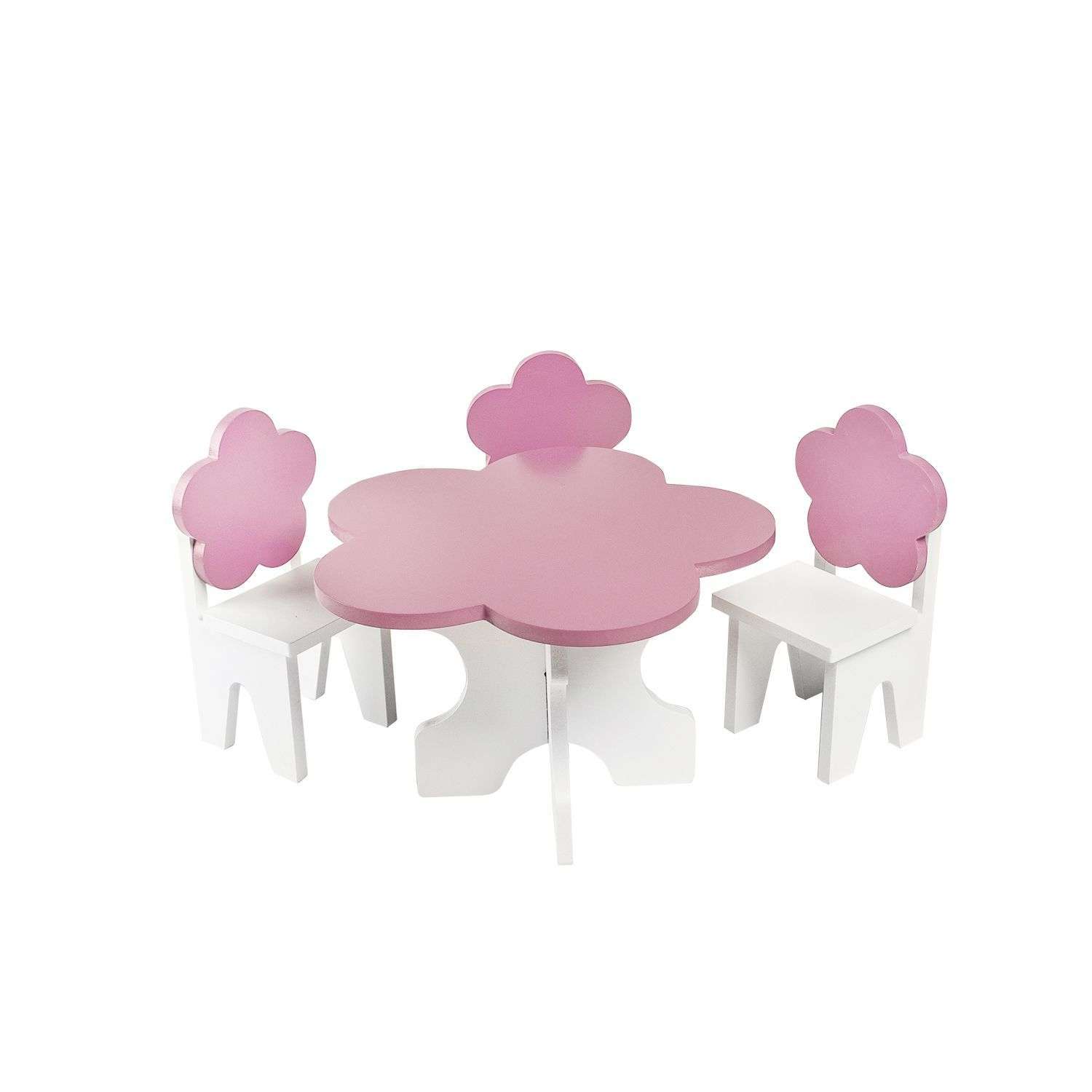 Мебель для кукол Paremo Цветок набор 4предмета Розовый PFD120-43 PFD120-43 - фото 1