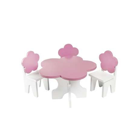 Мебель для кукол Paremo Цветок набор 4предмета Розовый PFD120-43