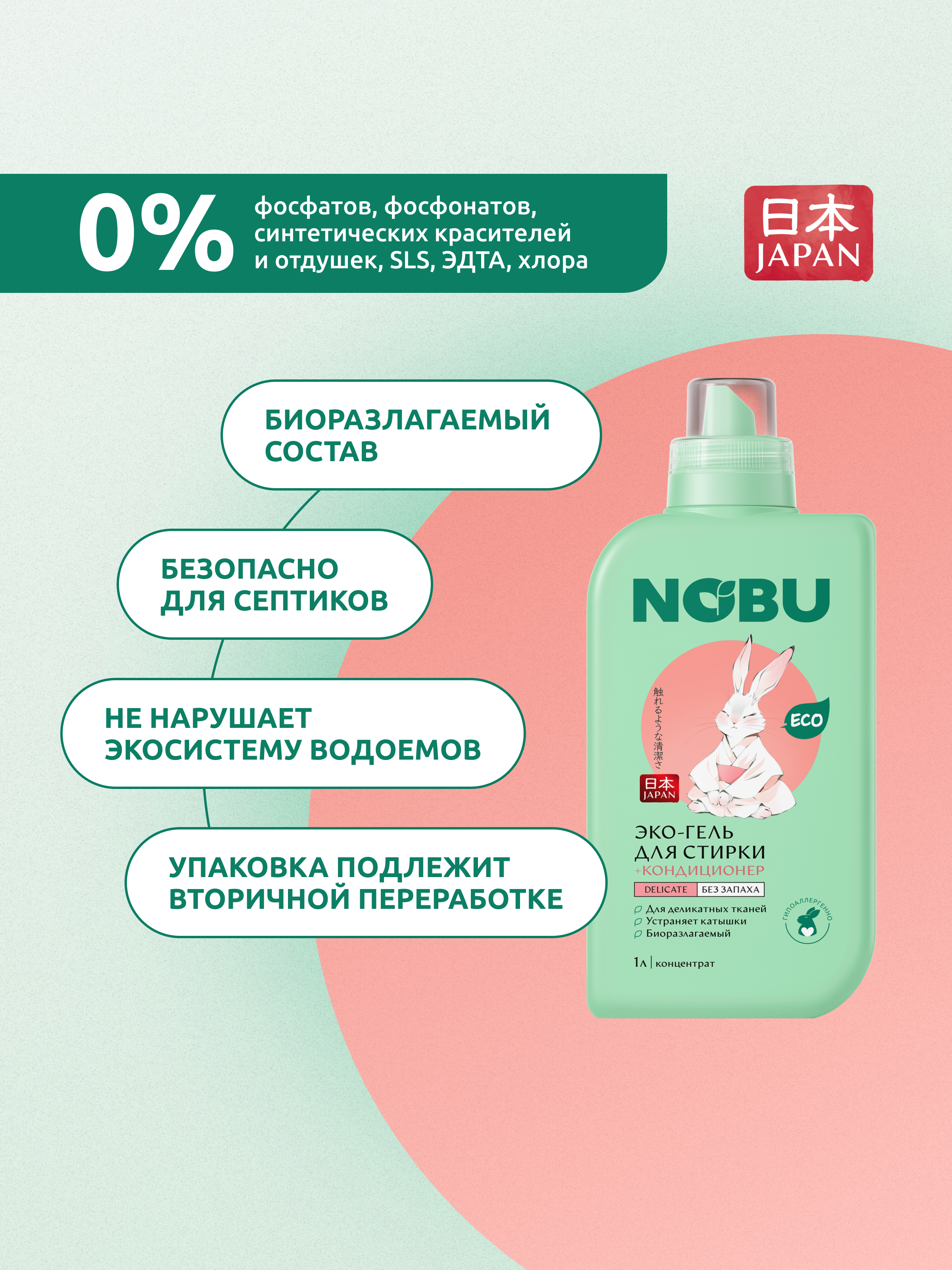 Средство для стирки Nobu Baby - фото 6