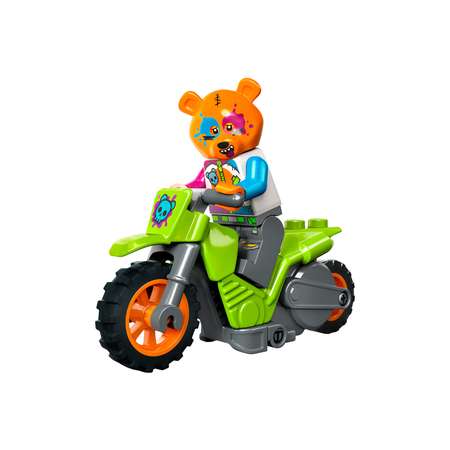 Конструктор детский LEGO City Stuntz Трюковый мотоцикл медведь 60356