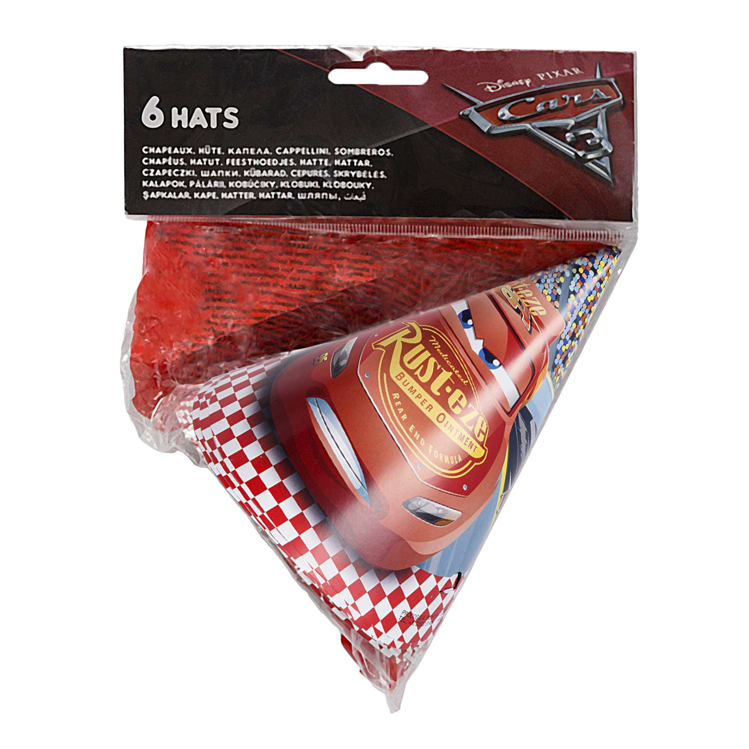 Колпаки Cars Party Favors 6 шт - фото 5