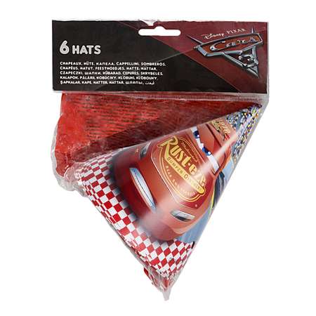 Колпаки Cars Party Favors 6 шт