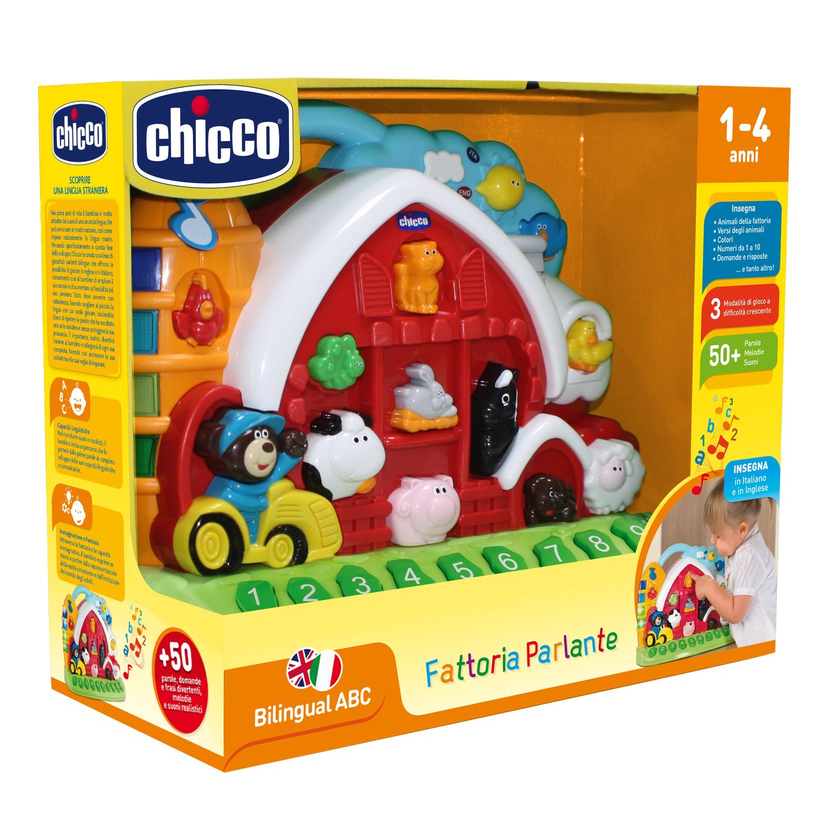 Игрушка развивающая Chicco Говорящая ферма русский/английский - фото 10