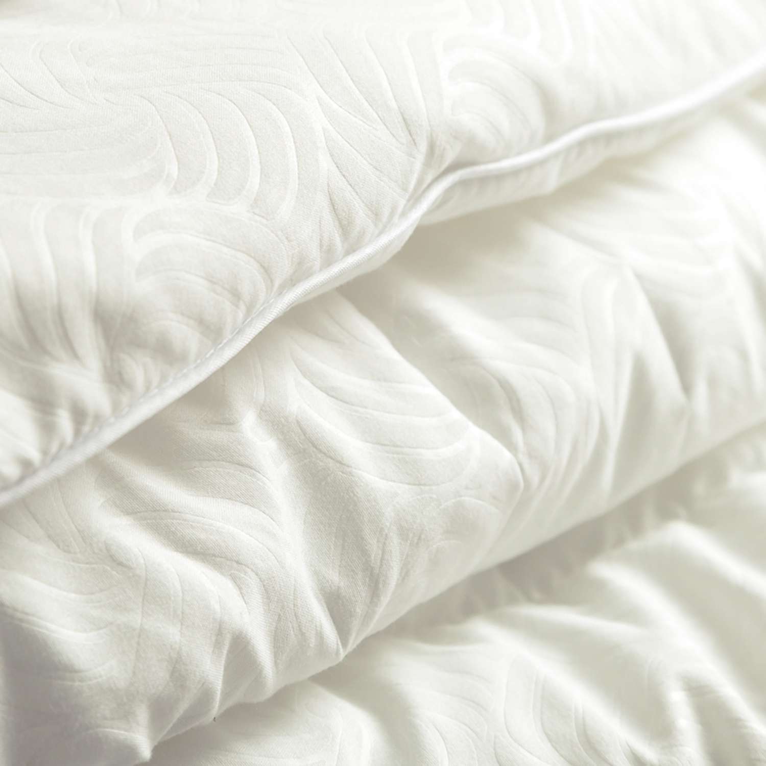 Одеяло SONNO CANADA 1.5 сп 140х205 см Всесезонное с наполнителем Amicor TM Цвет Ослепительно белый - фото 5