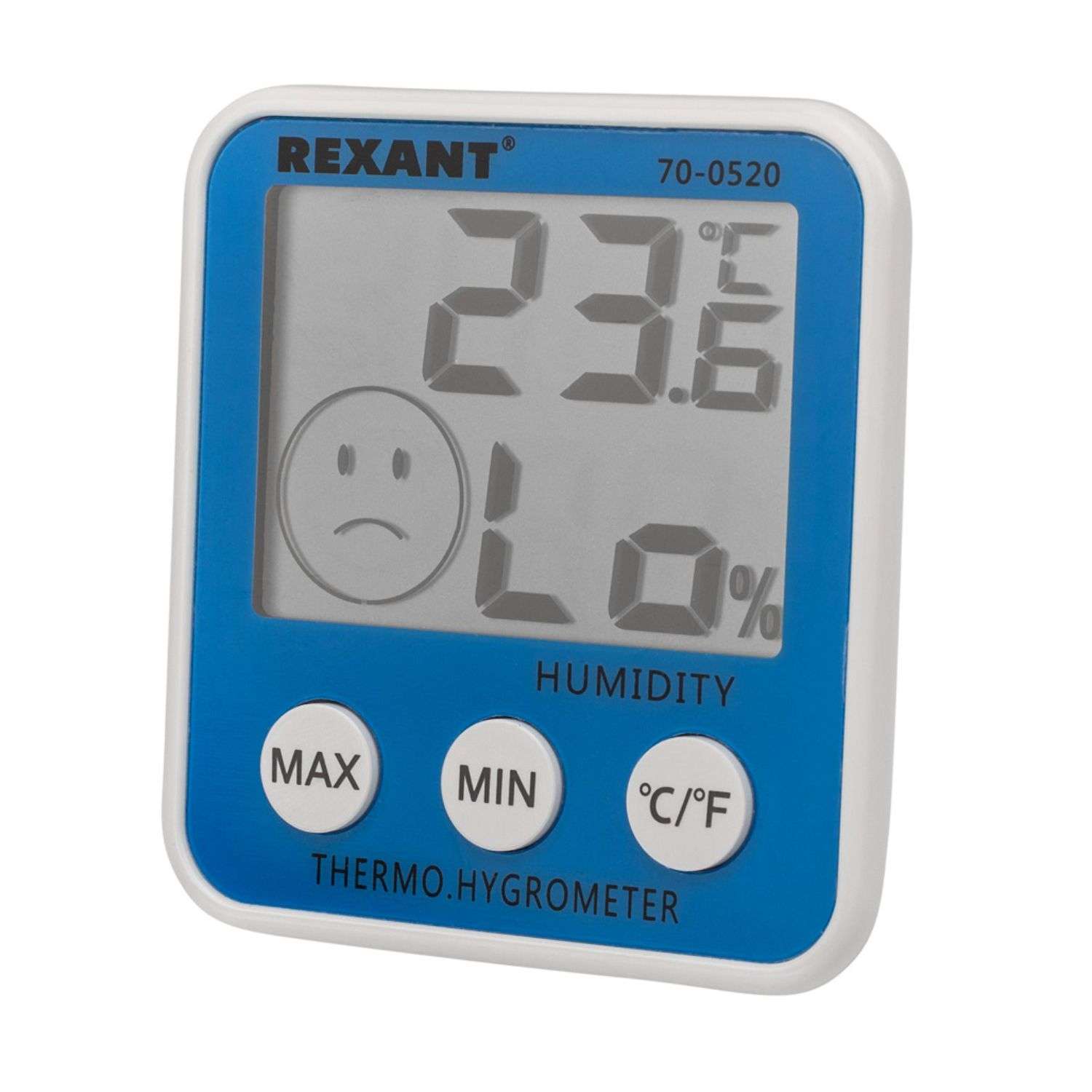 Цифровая метеостанция REXANT комнатная для измерения температуры и влажности - фото 1