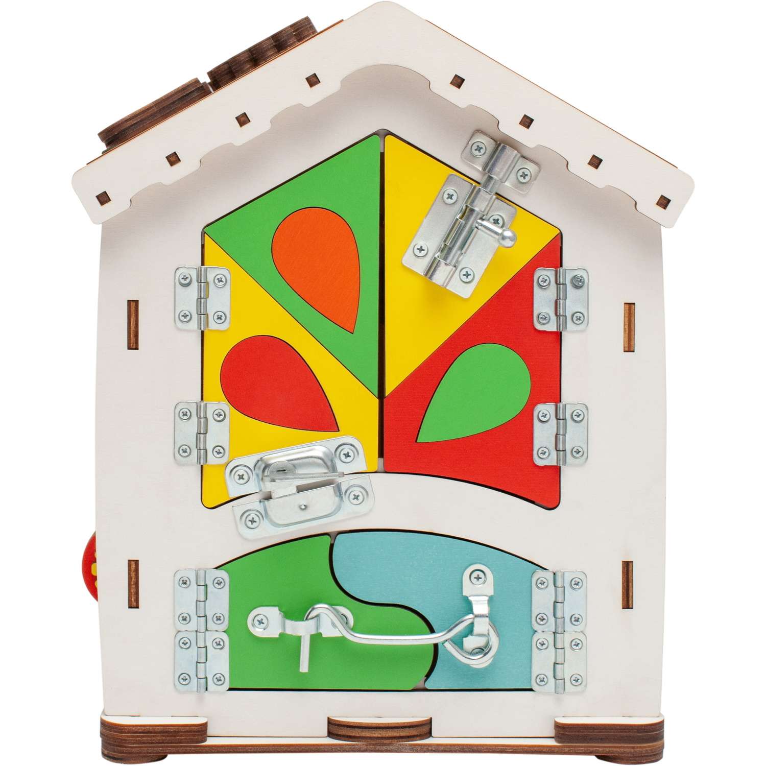 Бизиборд Jolly Kids Развивающий домик со светом «Паровозик» - фото 7
