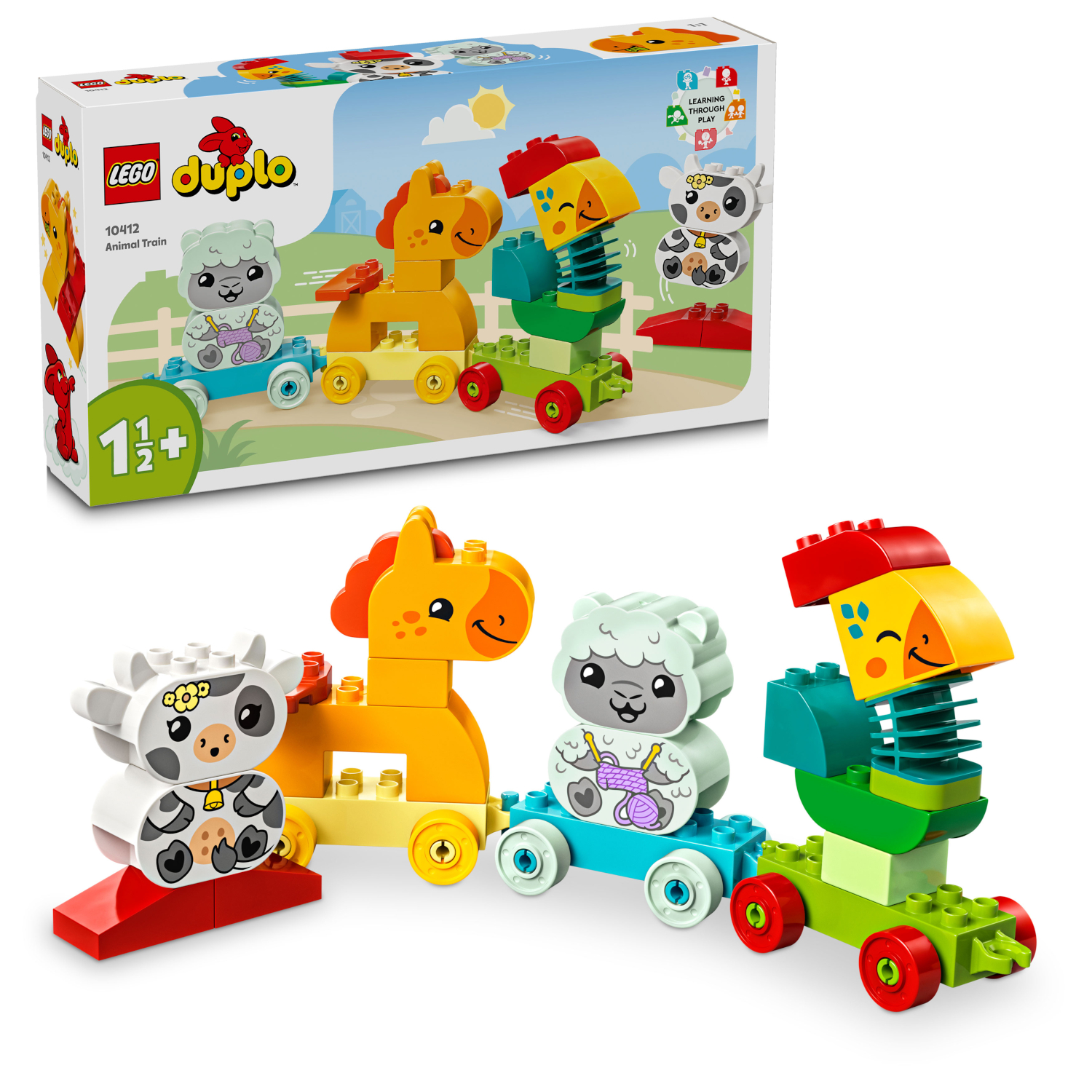 Конструктор LEGO DUPLO Поезд с животными 10412