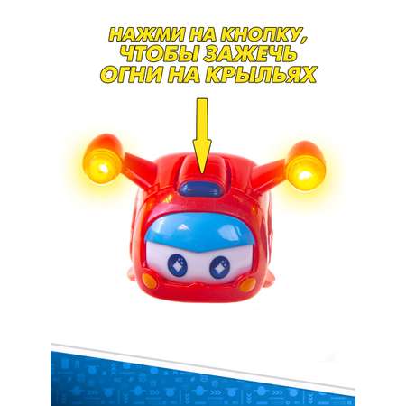 Самолет Super Wings Супер питомец Джетт красный