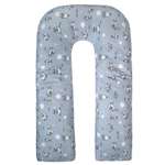 Наволочка к подушке для беременных Amarobaby Exclusive Soft Collection 101 Барашек U-образная Серый