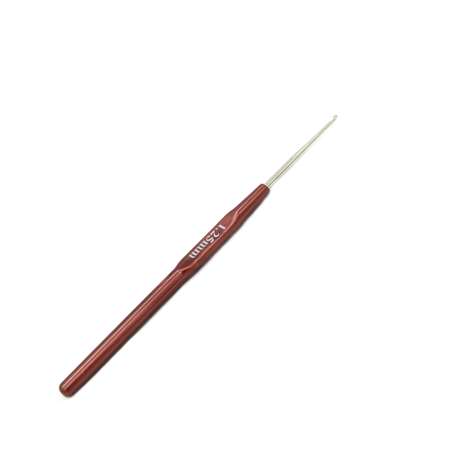 Крючок для вязания Hobby Pro металлический с пластиковой ручкой для тонкой пряжи 1.25 мм 14.5 см 955125