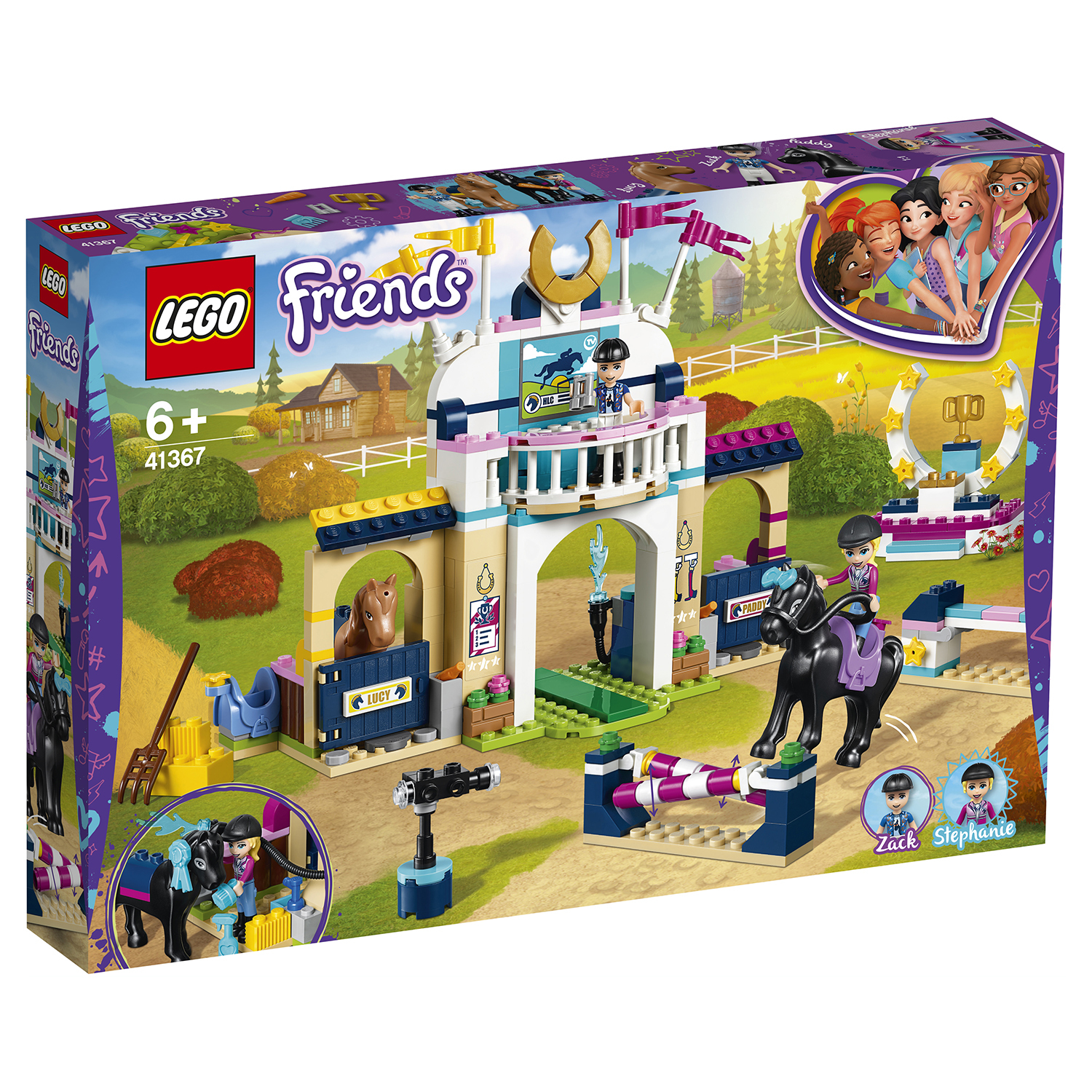 Конструктор LEGO Friends Соревнования по конкуру 41367 купить по цене 1499  ₽ в интернет-магазине Детский мир