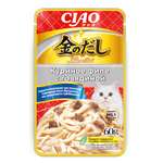 Корм для кошек INABA Ciao Kinnodashi 60г куриное филе с говядиной пауч