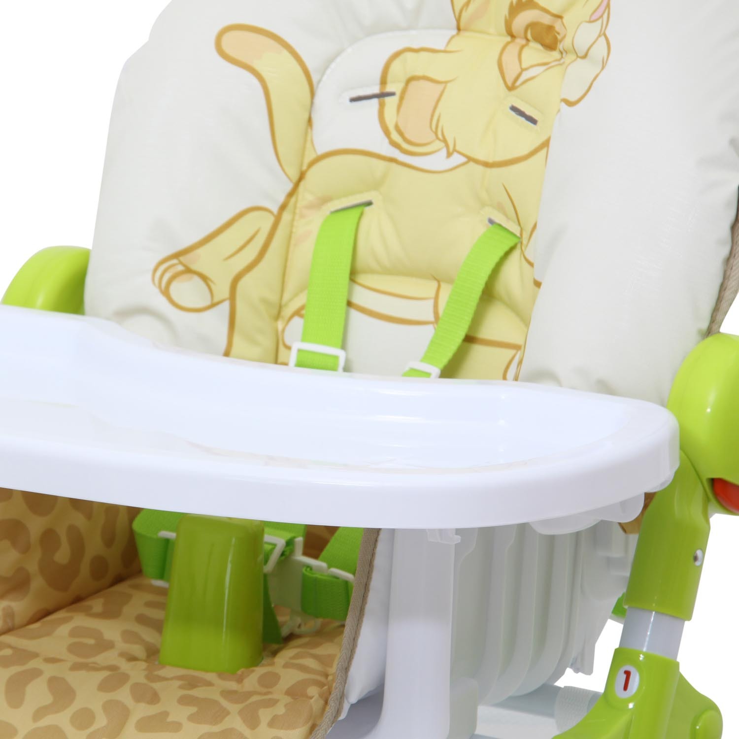 Стульчик для кормления Polini kids Disney baby 470 Король Лев Зеленый - фото 16